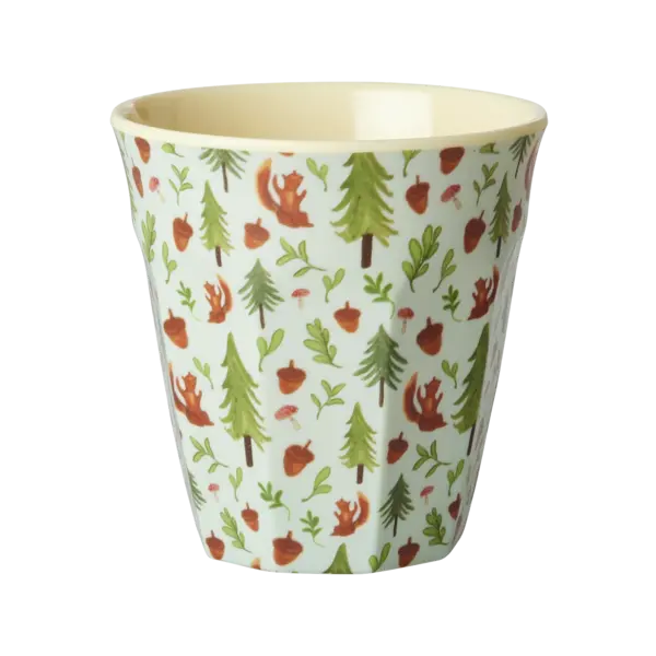 rice Denmark Rice melamine beker Happy Forest print eekhoorn medium