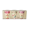 Rice  melamine kinderbekers Happy Forest print roze