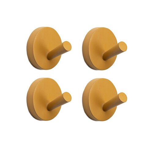 Kidsdepot kinderkapstokjes set van 4 Xion caramel
