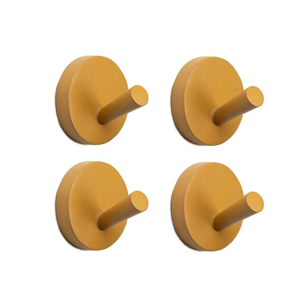 Kidsdepot Kidsdepot kinderkapstokjes set van 4 Xion caramel