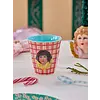 Rice melamine beker engel Angel print rood