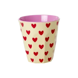 rice Denmark Rice melamine beker Darling Hearts print