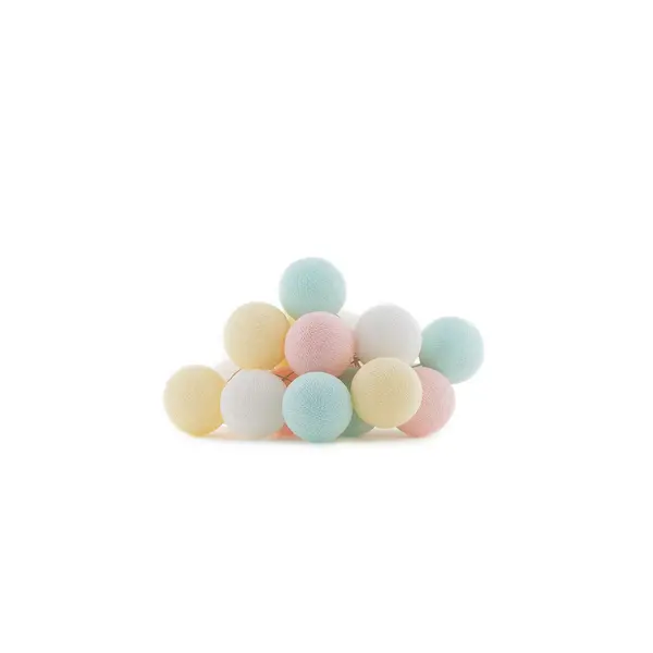 Cotton Ball Lights Cotton ball lights lichtslinger pastel USB met stekker