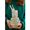 Rice melamine theelepel Selma Flower print mint
