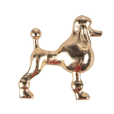 Deurknop poedel goud