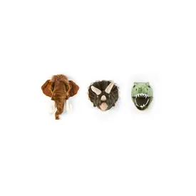 Wild & Soft Wild & Soft  dierenkoppen mini dino's