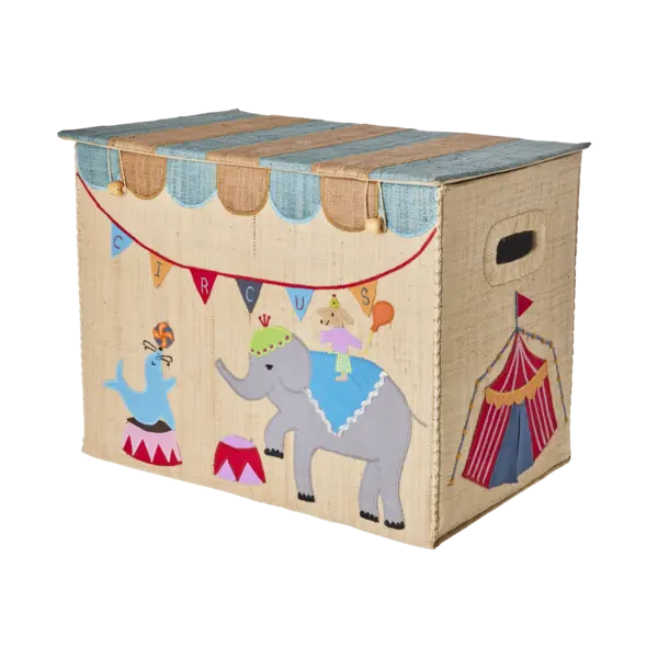 rice Denmark Rice speelgoedmand met deksel circus groot