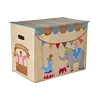 Rice speelgoedmand met deksel circus groot