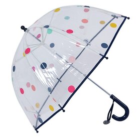 Clayre & Eef Clayre & Eef paraplu Dots donkerblauw