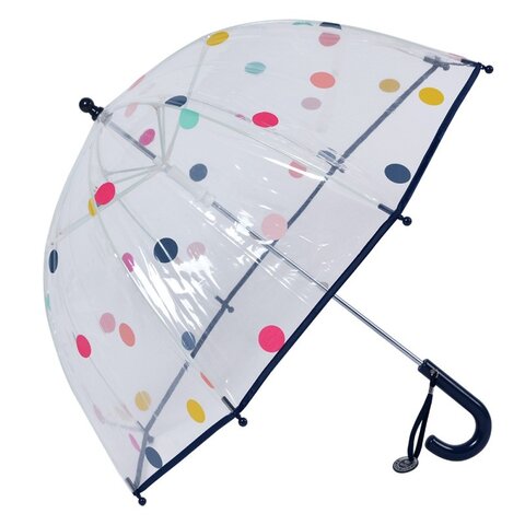 Clayre & Eef paraplu Dots donkerblauw