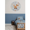 Little Dutch vloerkleed kinderkamer rechthoek stippen blauw