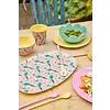Rice melamine bord ovaal vogels Exotic Bird print
