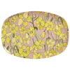 Rice melamine bord ovaal bloemen Daffodil print