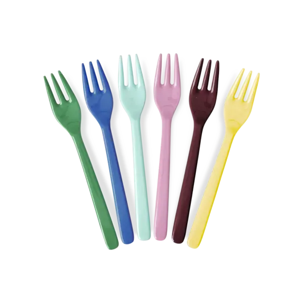 rice Denmark Rice melamine vorkjes Show Your True Colors kleuren