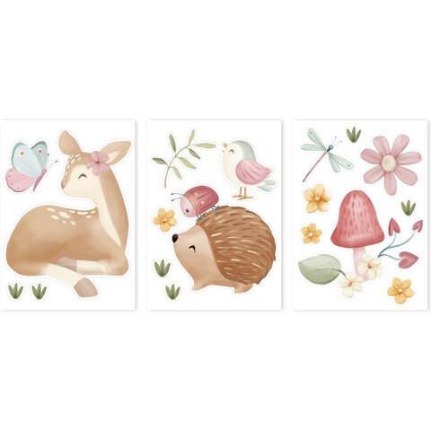 Little Dutch muursticker bosdieren Fairy Garden