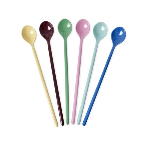 Rice melamine lepels lang Show Your True Colors kleuren