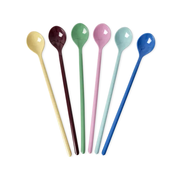 rice Denmark Rice melamine lepels lang Show Your True Colors kleuren