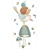 Little Dutch muursticker babykamer bosdieren en paddenstoel Forest Friends