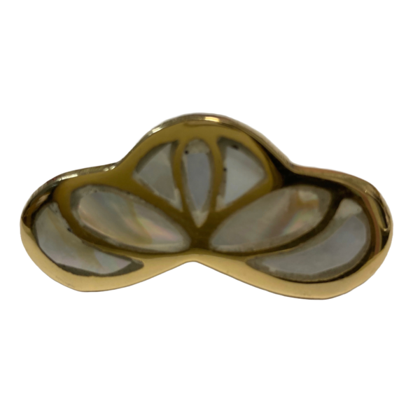 Kastknopje kinderkamer goud parelmoer