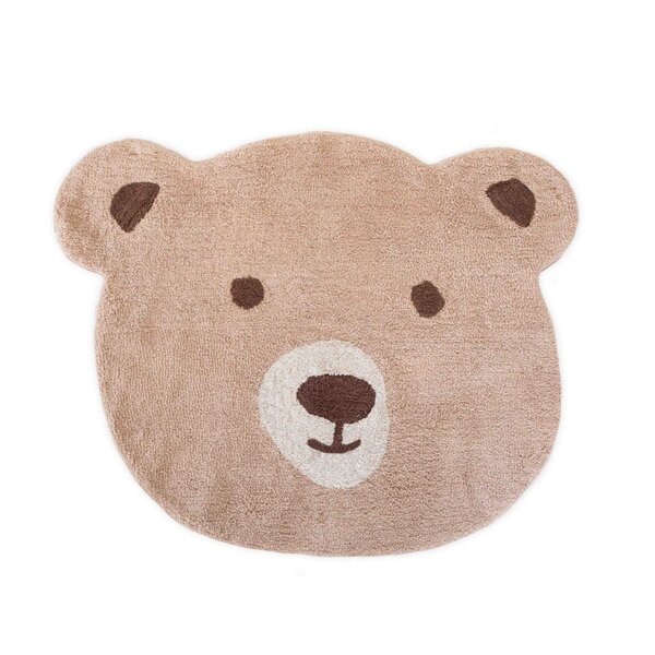 Kidsdepot Kidsdepot vloerkleed kinderkamer berenhoofd