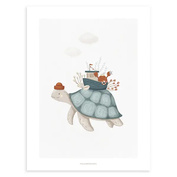 Lilipinso Lilipinso kinderposter Lotan schildpad