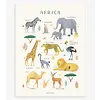 Lilipinso kinderposter Living Earth dieren van Afrika