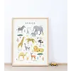 Lilipinso kinderposter Living Earth dieren van Afrika