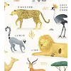 Lilipinso kinderposter Living Earth dieren van Afrika