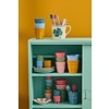 Rice melamine bekers All You Need Is Love kleuren medium