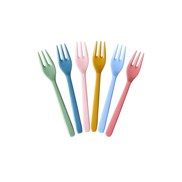 rice Denmark Rice melamine vorkjes All You Need Is Love kleuren