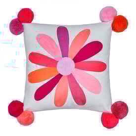 Bombay  Duck Bombay Duck kussen bloem roze
