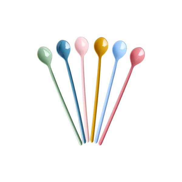 rice Denmark Rice melamine lepels lang All You Need Is Love kleuren