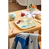 Rice melamine kinderbordje zeedieren Ocean Print met vakjes roze - Copy