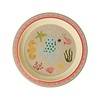 Rice melamine kinderbord Ocean print beige