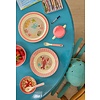 Rice melamine diep kinderbord Ocean print roze