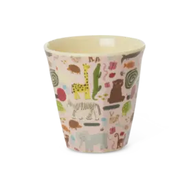 rice Denmark Rice melamine kinderbeker Wildlife print klein roze