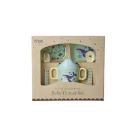 rice Denmark Rice melamine kinderservies Ocean blauw