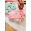 Rice lunchbox roestvrij staal Ocean print roze