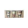 Rice kinderbekers zeedieren Ocean print blauw klein