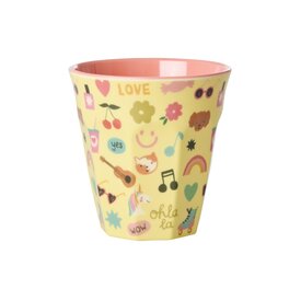 rice Denmark Rice melamine beker medium Unicorn Love print