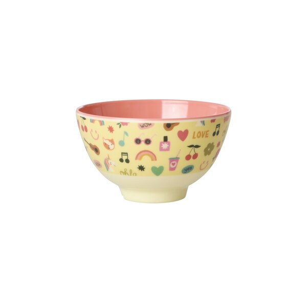 rice Denmark Rice melamine schaaltje schaaltje klein Unicorn Love print
