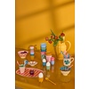 Rice melamine bord ovaal Organic Stripes print