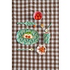 Rice melamine bord ovaal Peacock Power print