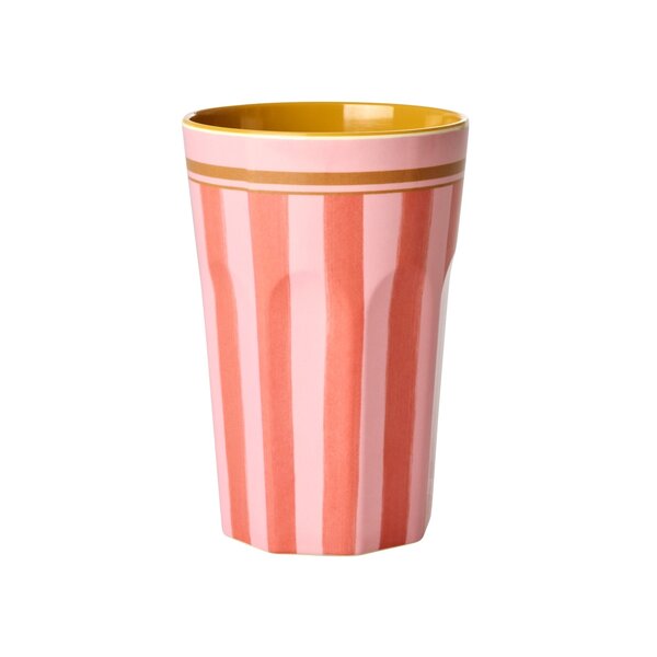 rice Denmark Rice melamine beker groot strepen Organic Stripes print