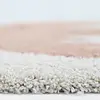 Nattiot vloerkleed kinderkamer rond vogel Bohemian Bird roze/creme