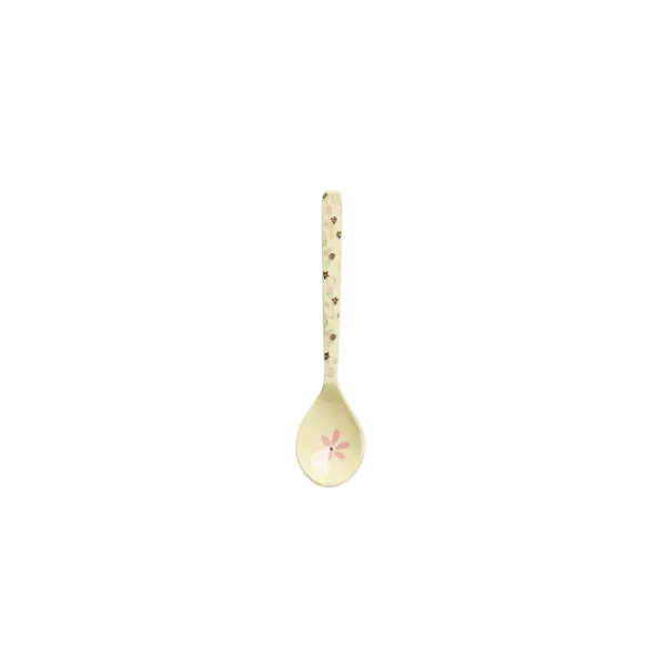 rice Denmark Rice melamine theelepel bloemen Hacienda Flower print creme