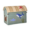 Rice speelgoedmand huis Ocean walvis en haai