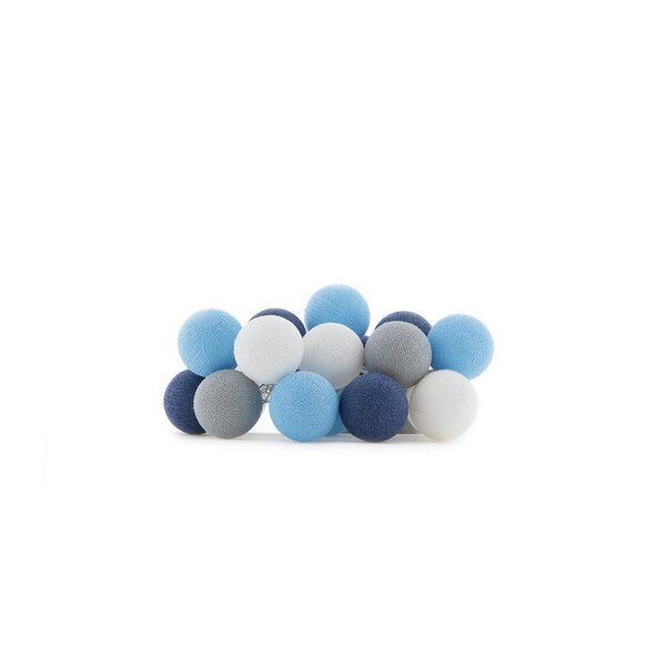 Cotton Ball Lights Cotton Ball lLights lichtslinger sailor blauw USB