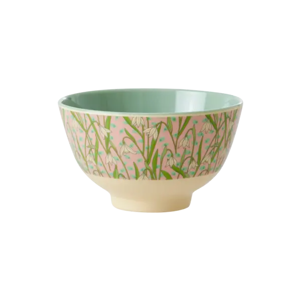 rice Denmark Rice melamine schaal klein sneeuwklokjes print