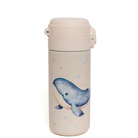 Petit Monkey drinkfles rvs walvis